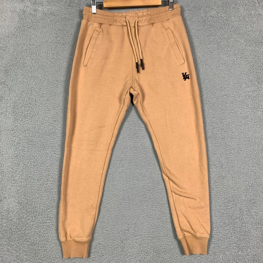 Lot of 2 YoungLA Jogger Mens Large Camo White/Camel Fleece Drawstring Sweatpant - Picture 5 of 11